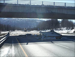 Click for larger photo of  Glenn Highway Overpass Repairs