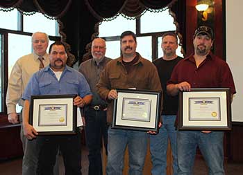 Extra Mile Award recipients photo