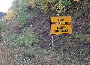 Sign on the Dalton Highway