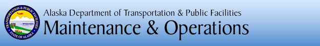 Maintance & Operations, Alaska Department of Transportation & Public Facilities header image